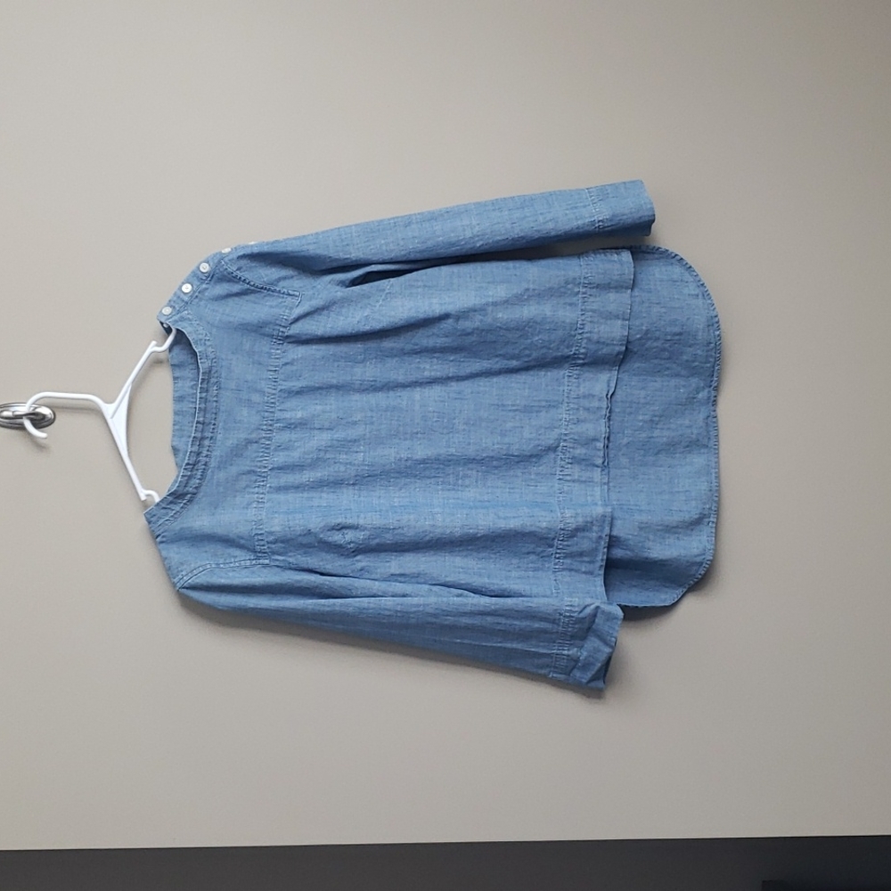 J Crew Chambray Blouse
